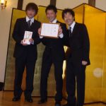 2012年3月　卒業祝賀会（現役生への支援金贈呈）